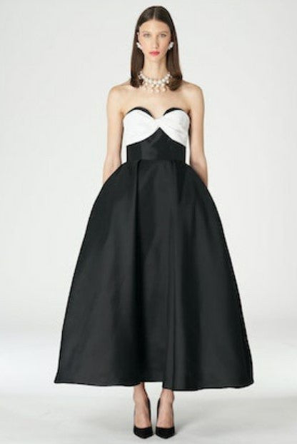 Sweetheart Neck  Midi Dress