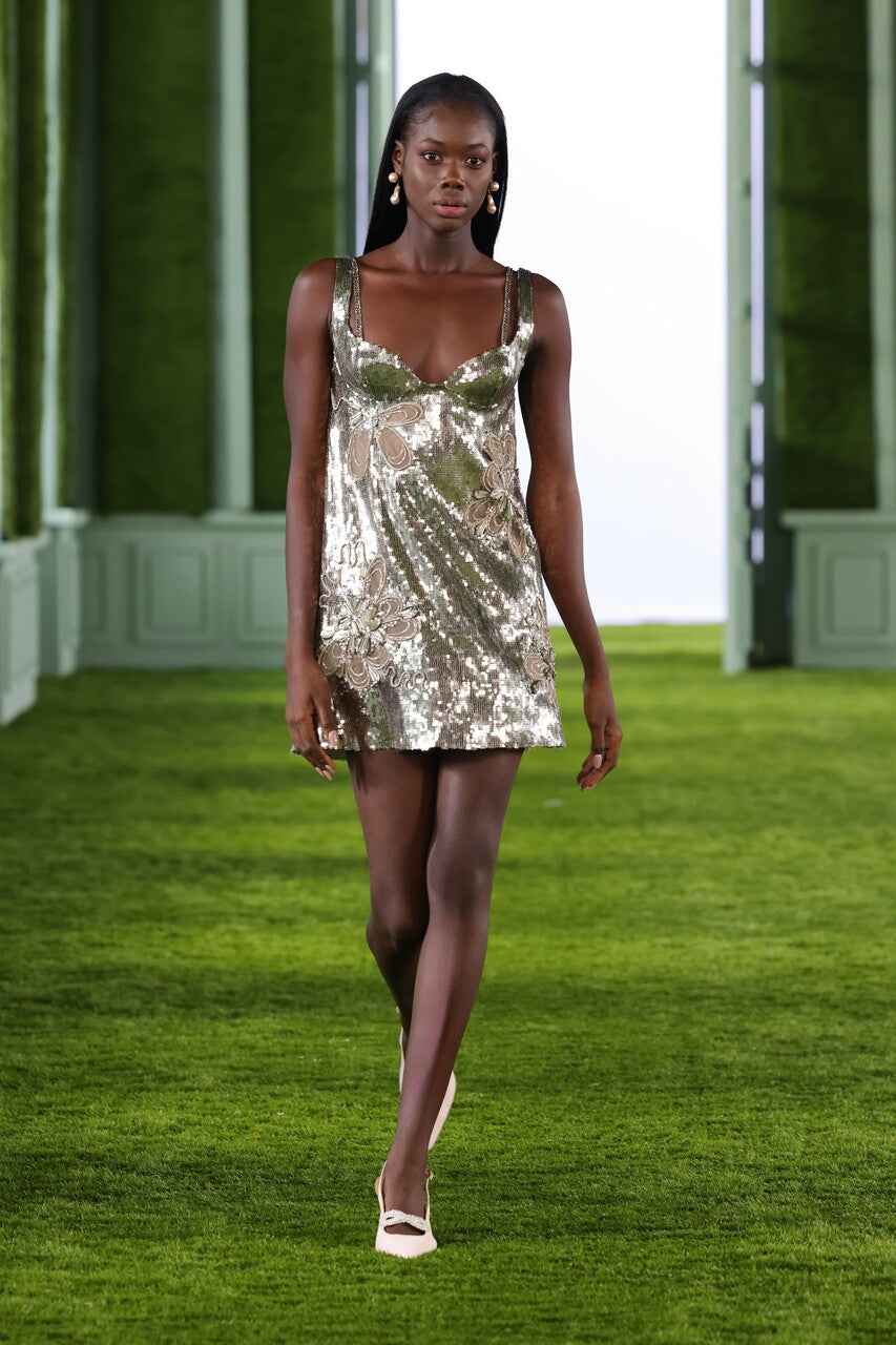 Metallic Sequin Dress