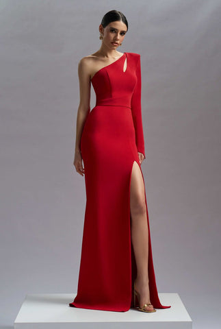 One Shoulder Aphrodite Gown