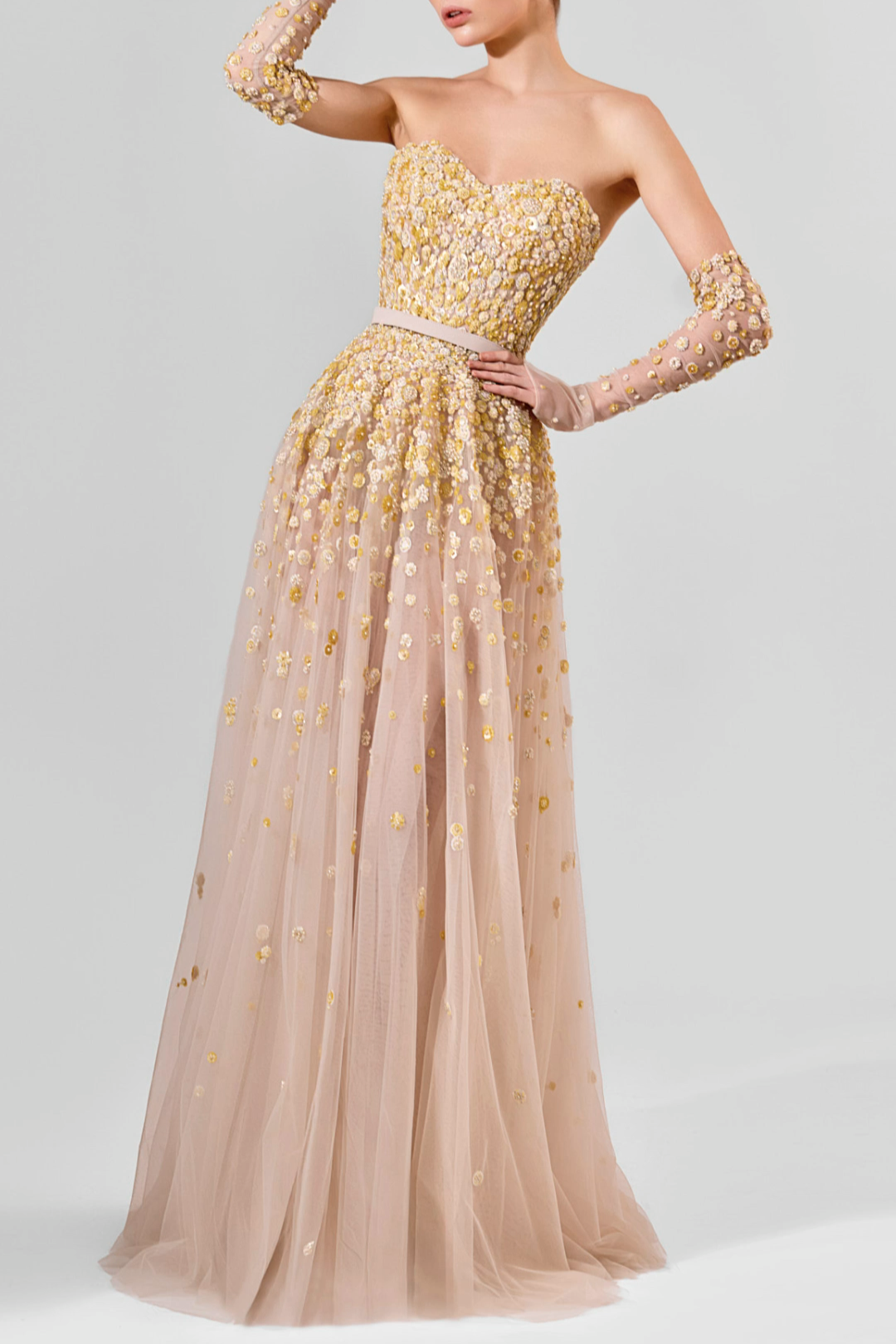 Sweetheart Strapless Gown