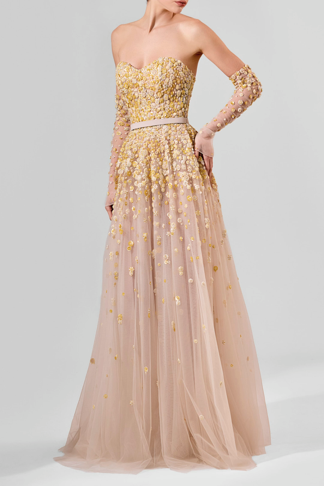 Sweetheart Strapless Gown