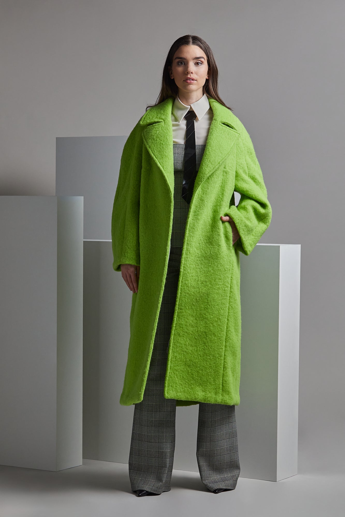 KOJI Coat with SOSUKE Shirt & Pants