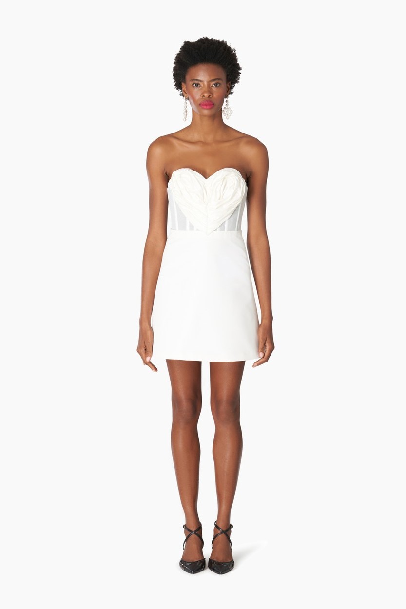 Sweetheart Neck Mini Dress