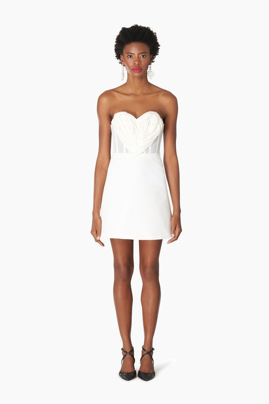 Sweetheart Neck Mini Dress