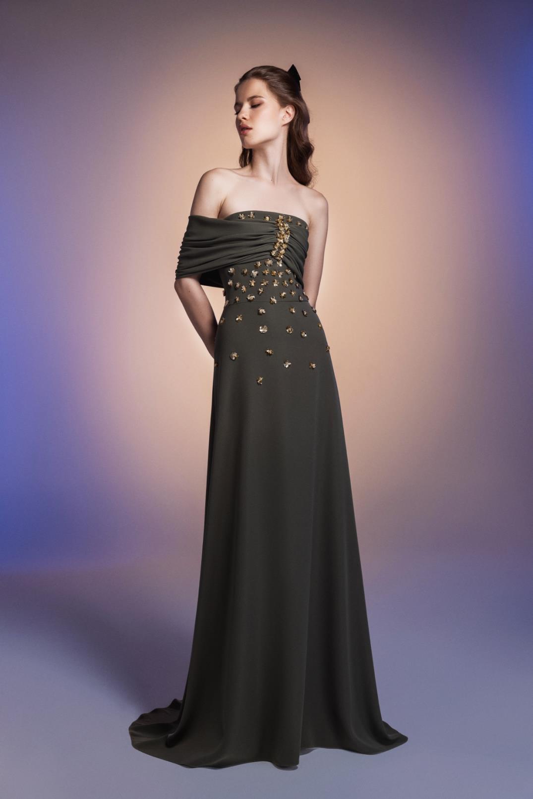 One Sleeve  Gown
