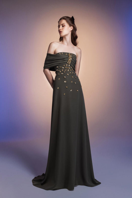 One Sleeve  Gown