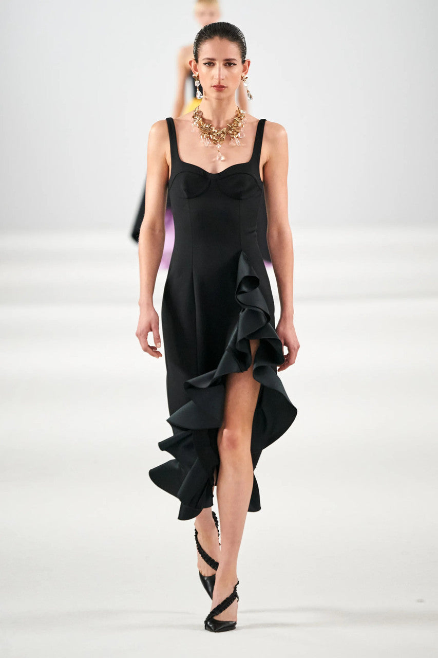 Bustier Midi Column Dress
