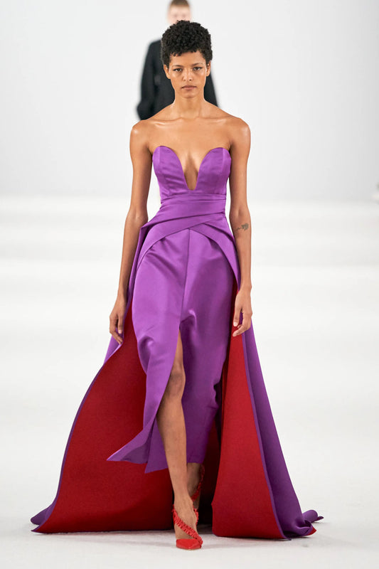Strapless Sweetheart Bodice Gown