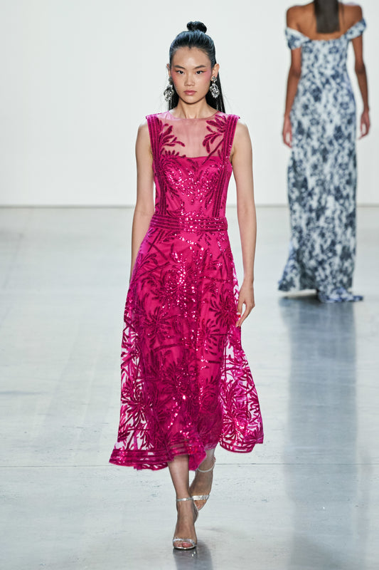 Embellished Sleeveless Midi Dress