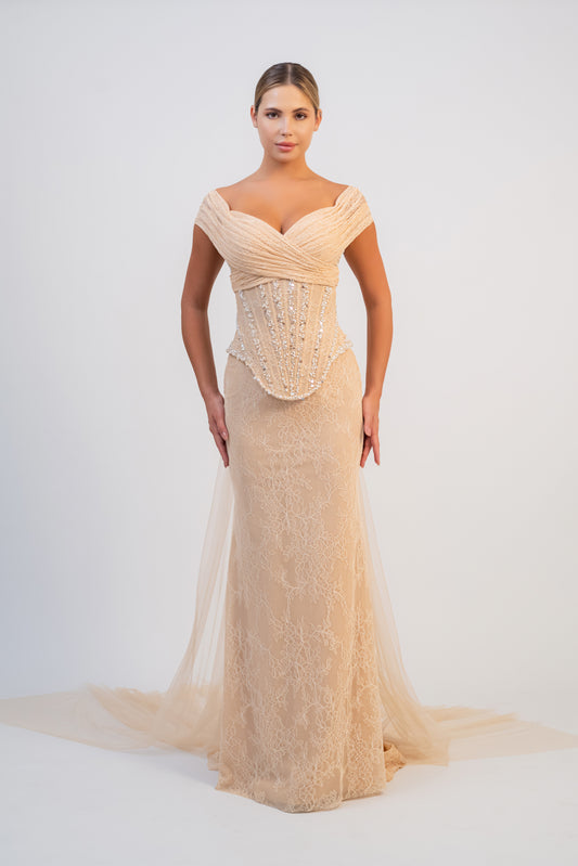 Off Shoulder Mermaid Gown