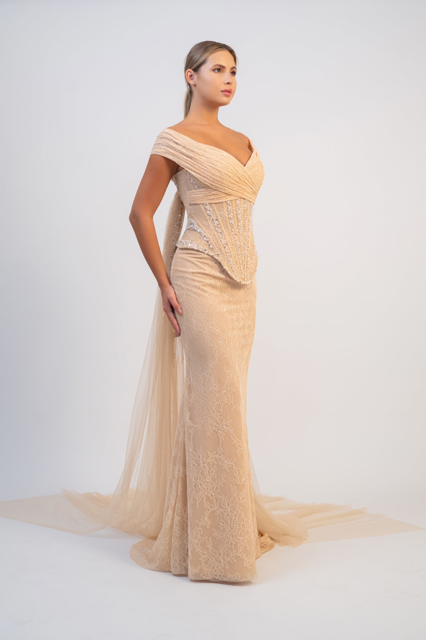 Off Shoulder Mermaid Gown