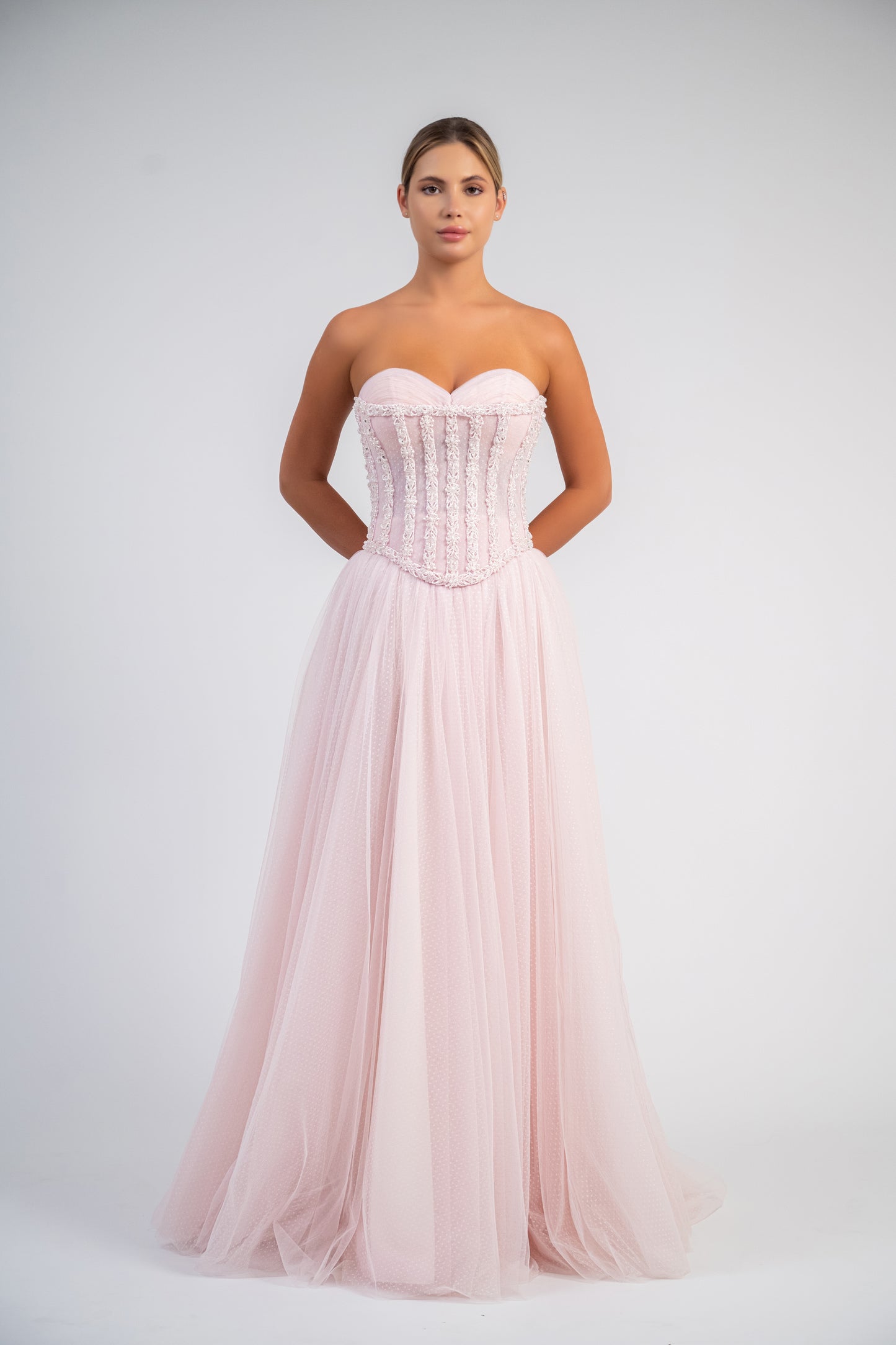 Embellished Corset Gown