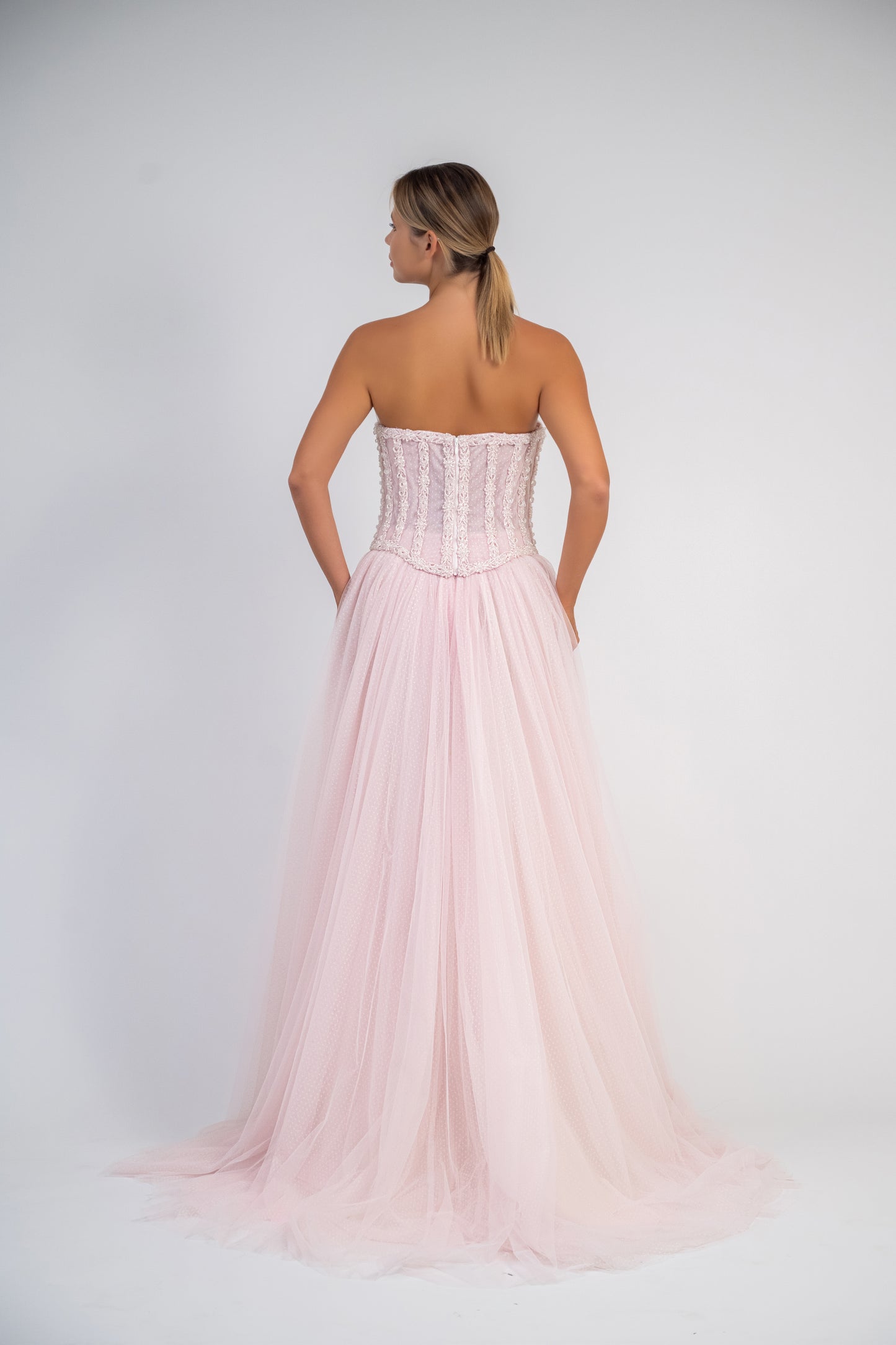 Embellished Corset Gown