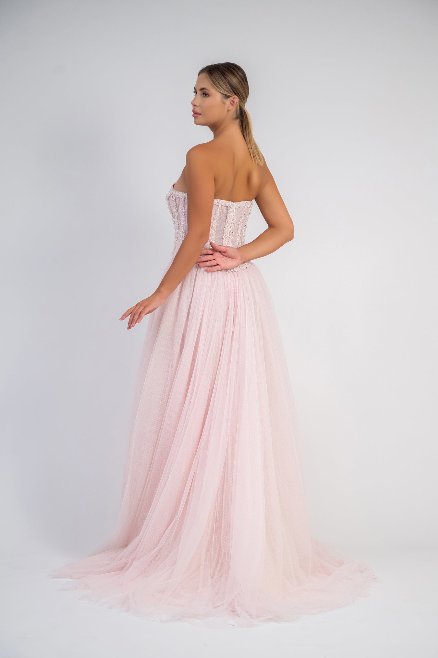 Embellished Corset Gown