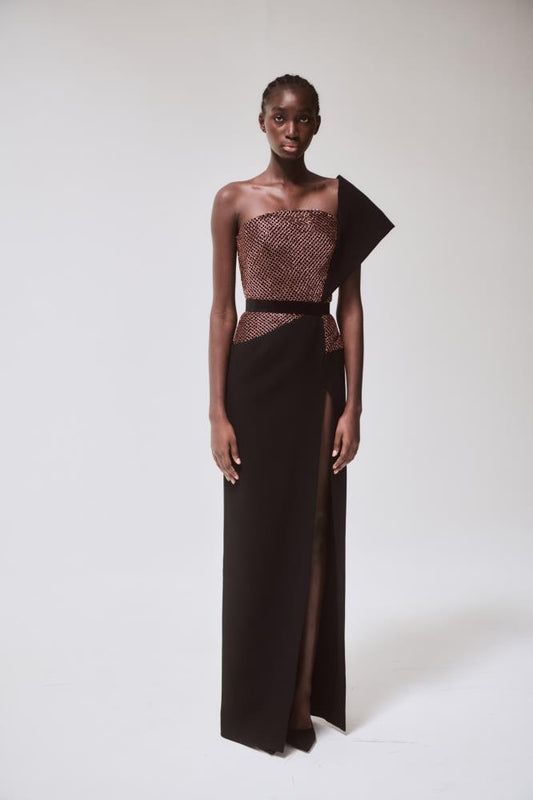 Mixed  Media Gown
