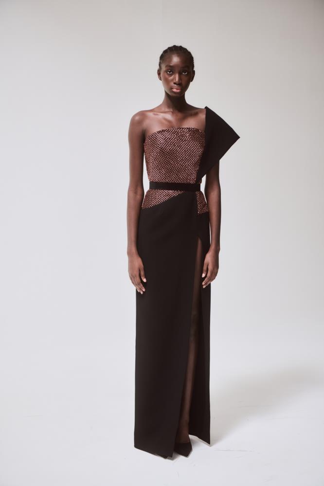 Mixed Media Gown