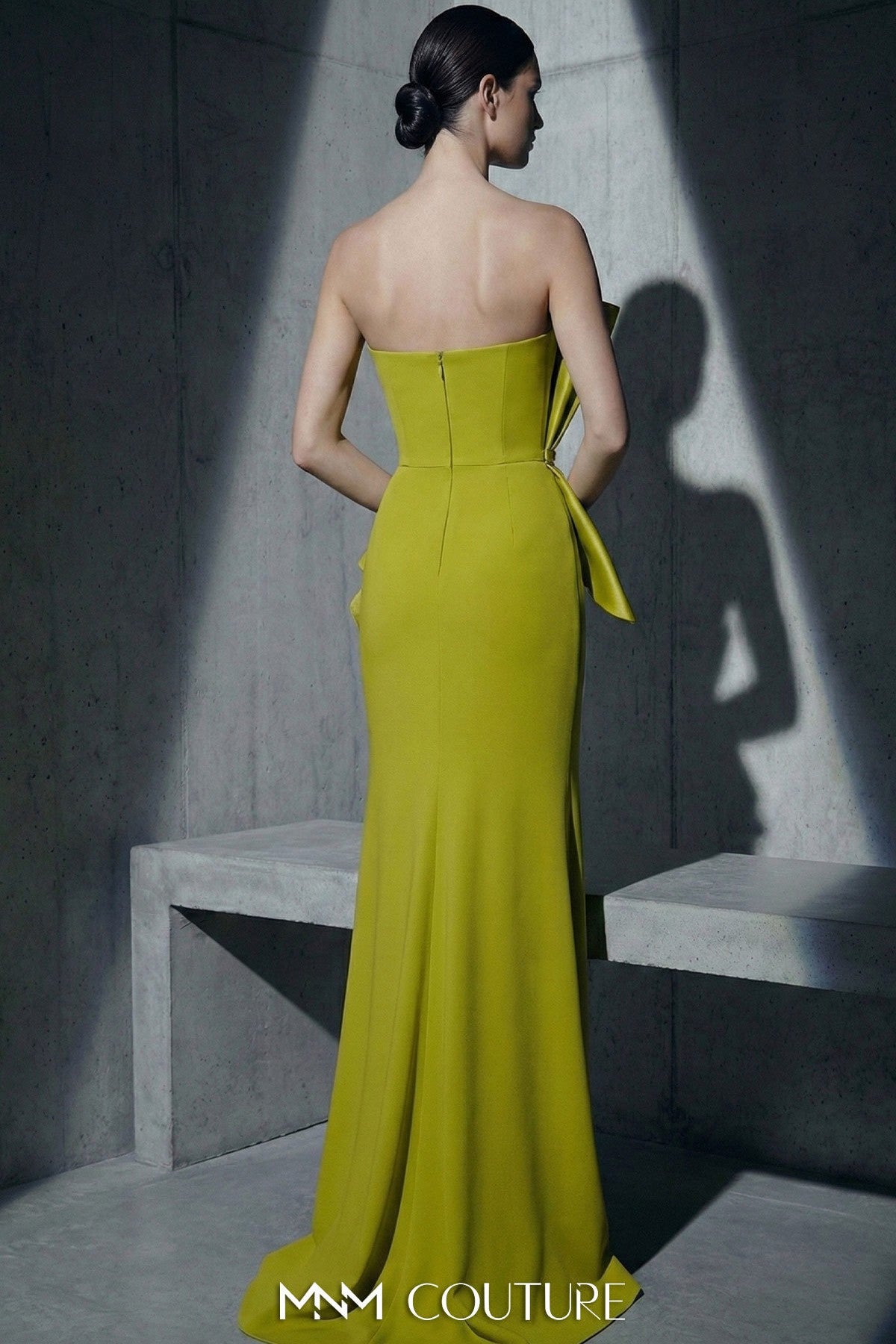 Asymmetrical Column Gown