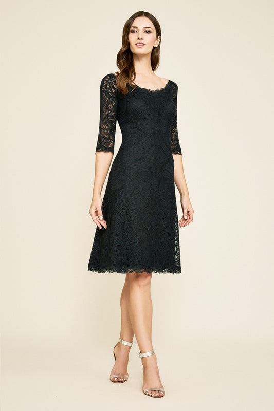 Georgi Embroidered Flare Dress