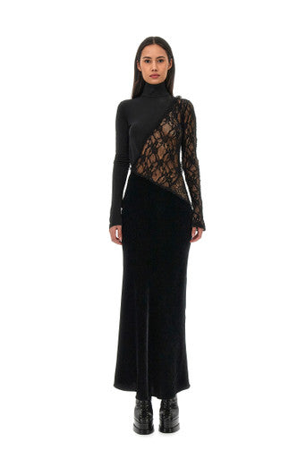 Fluid Velvet Dress