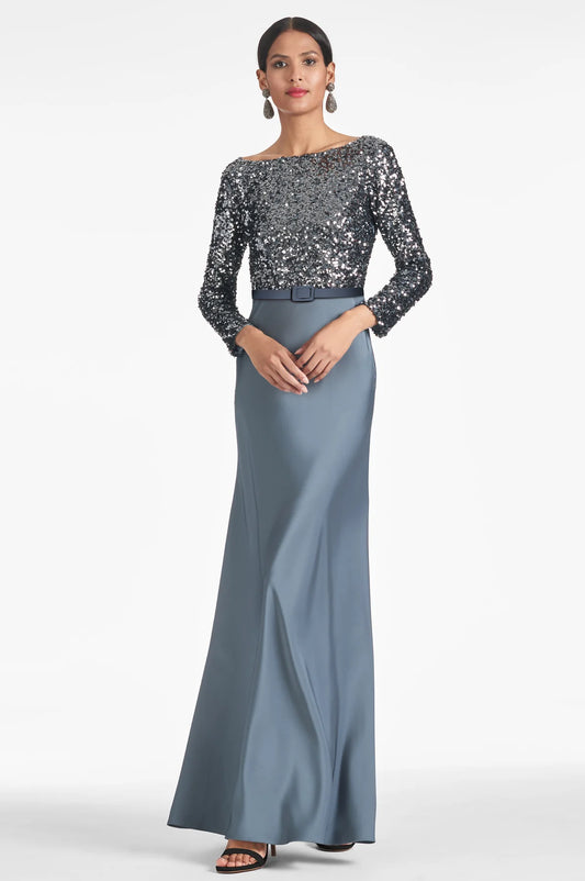 Colette  Gunmetal Gown