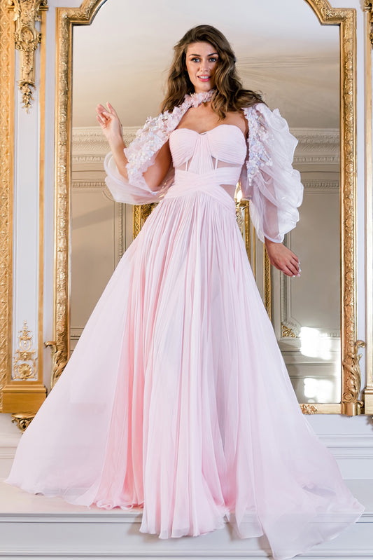 Two-Piece Bolero Gown