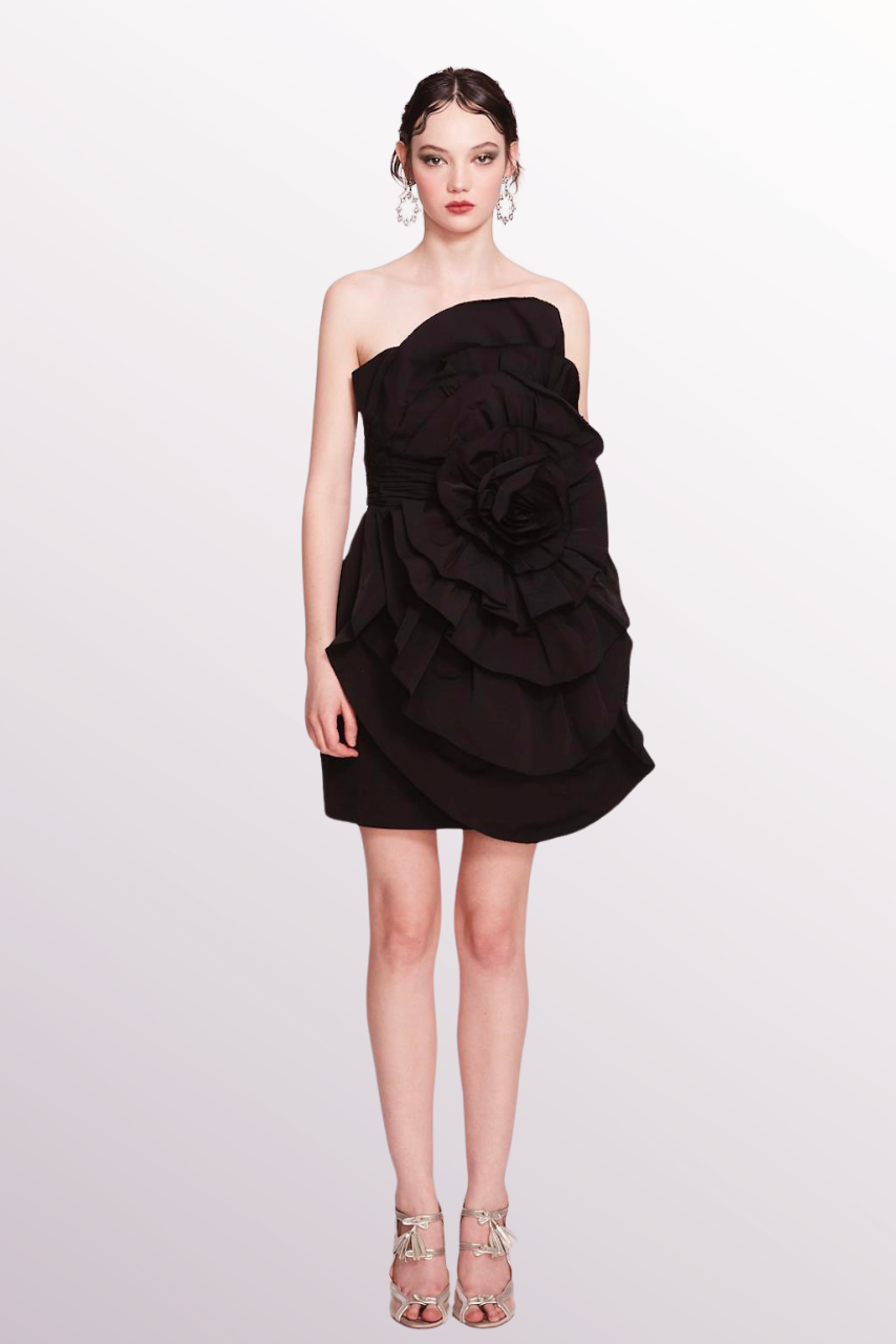 Sleeveless Flower Mini Dress