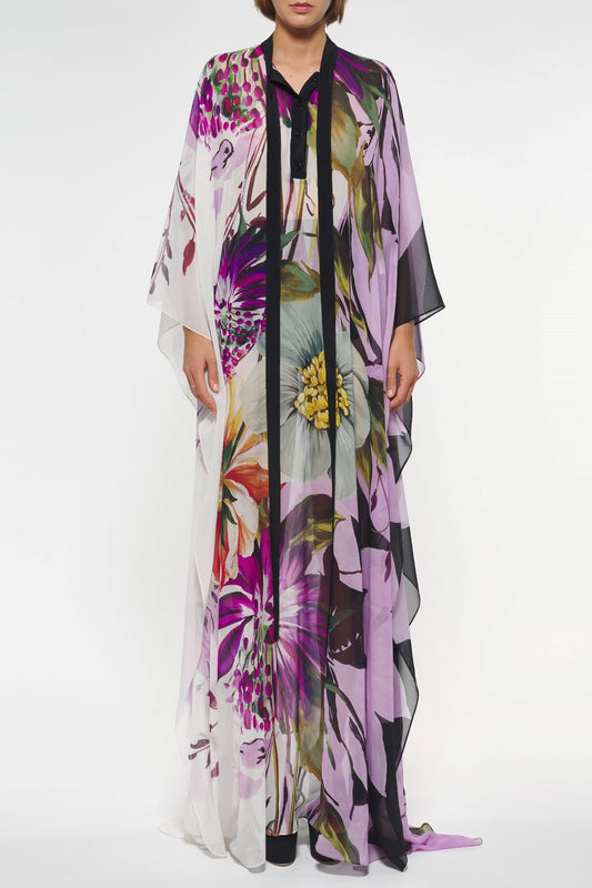 Printed Silk Kaftan