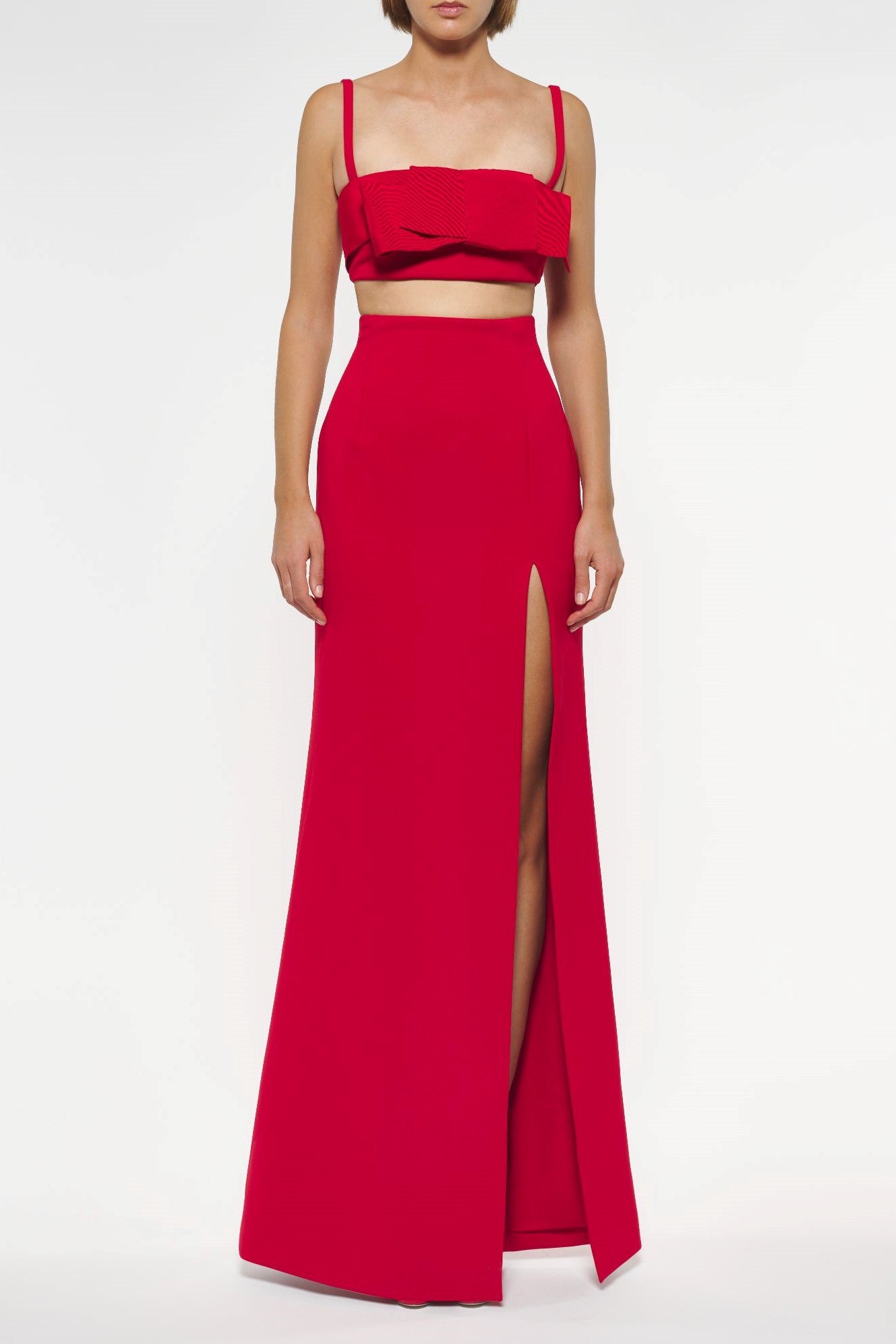 Cady with Grosgrain Long Gown