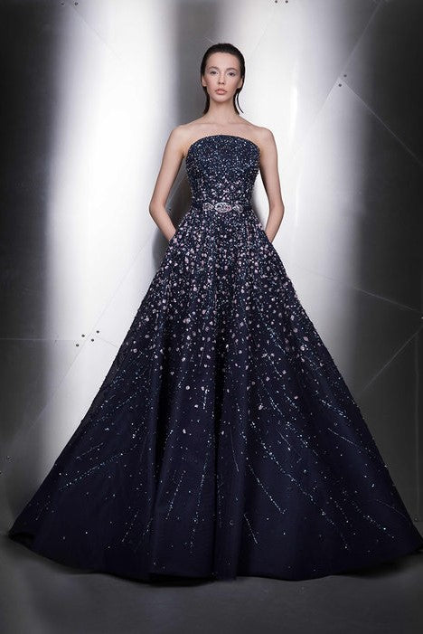 Strapless A-Line Ball Gown