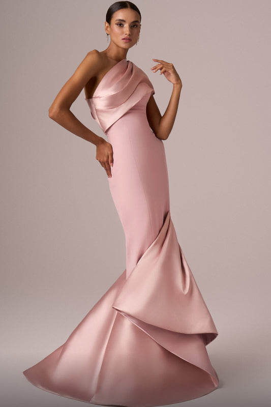 Pink Silk Elegance Gown