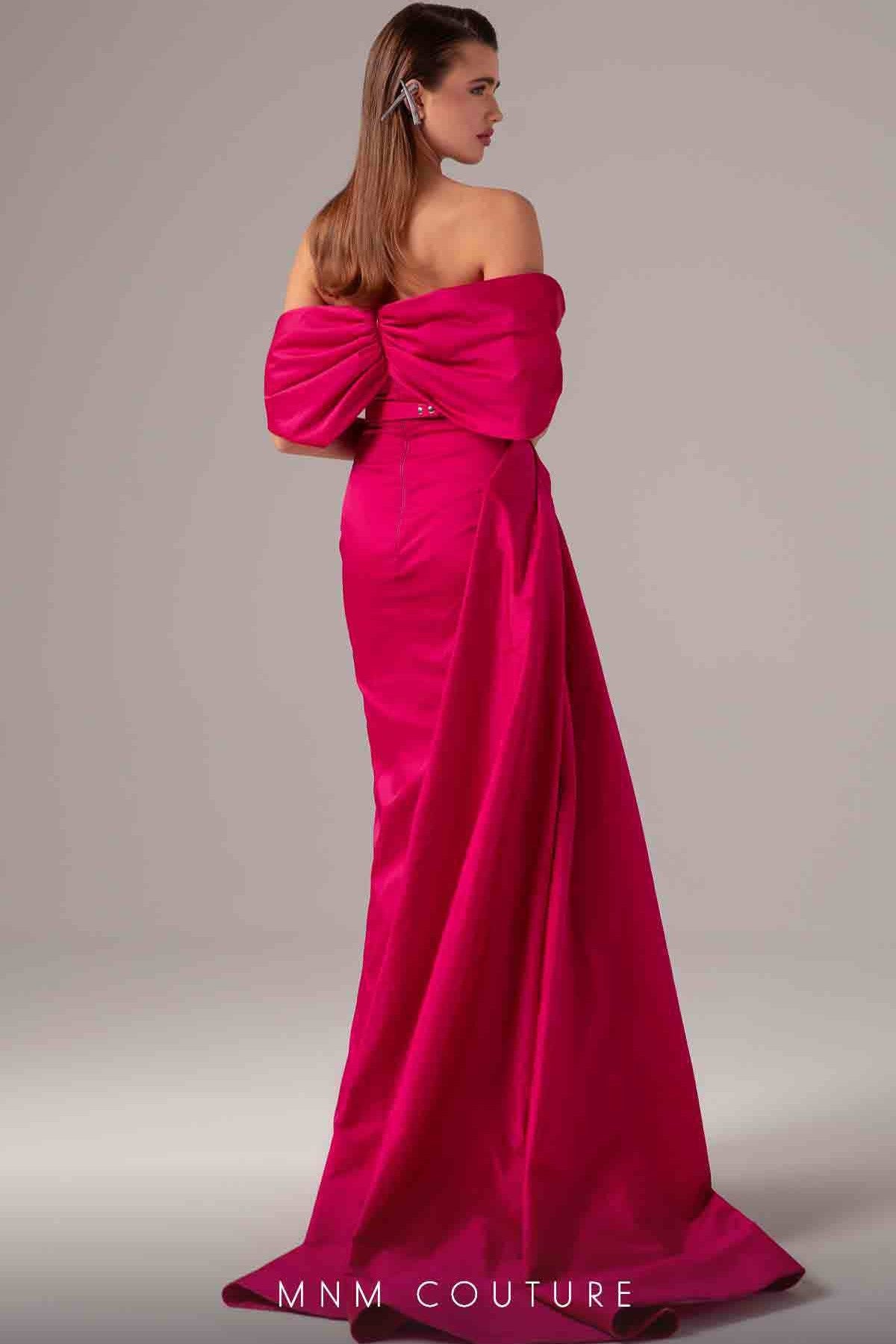 Pleated Column Majesty Gown