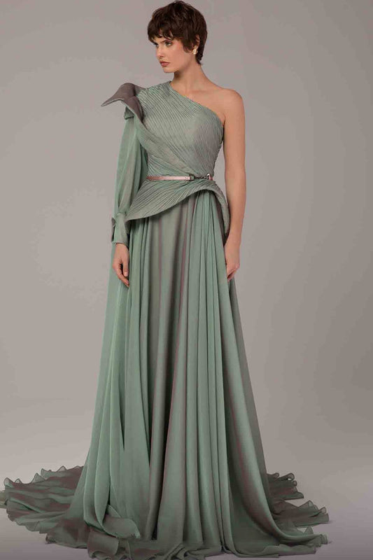 Dramatic Organza Elegance Gown