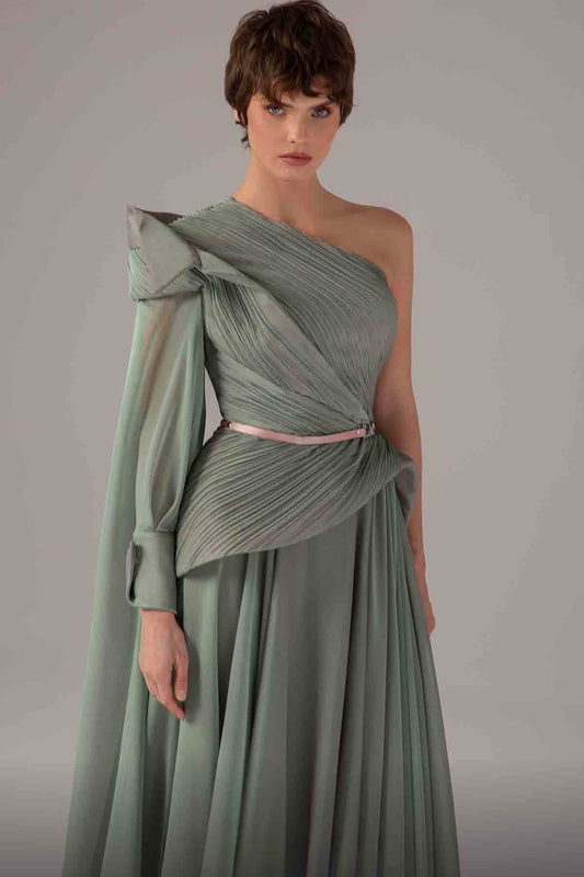 Dramatic Organza Elegance Gown