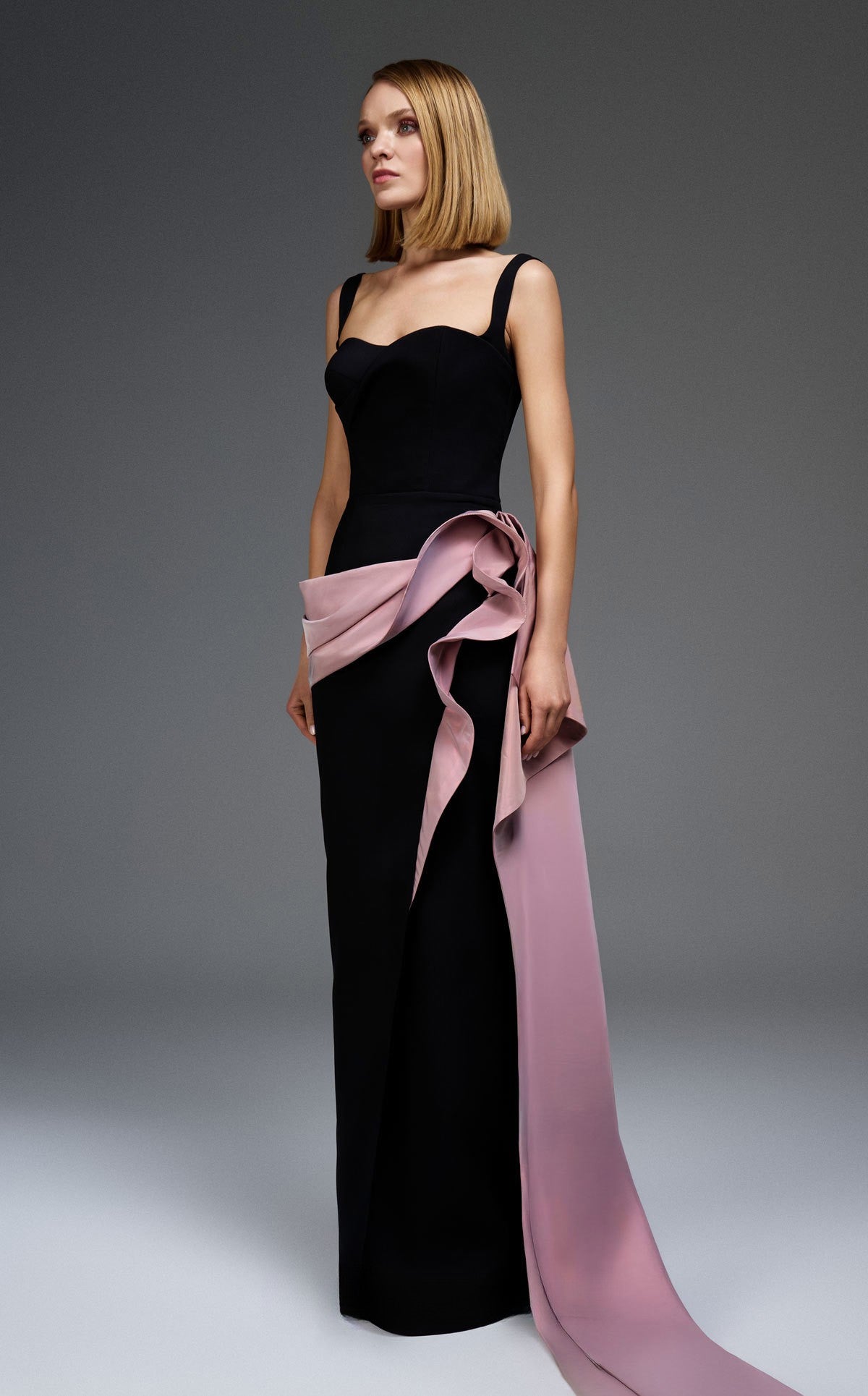 Sleeveless Fitted Column Gown