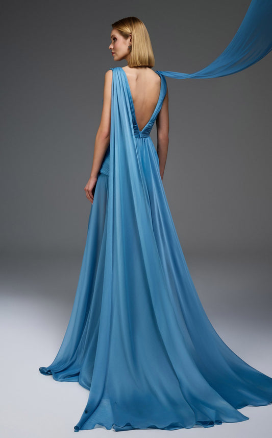 Sleeveless Organza Gown