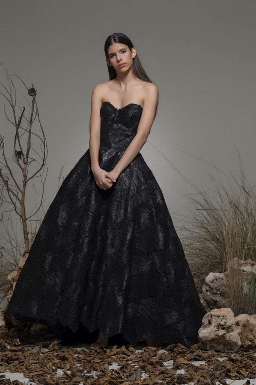 Baragiano Strapless Gown