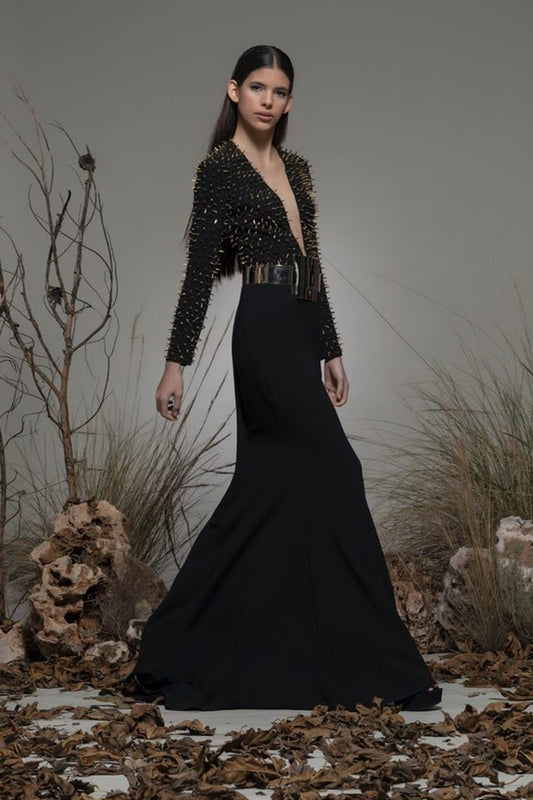 Besana Long Sleeve Gown