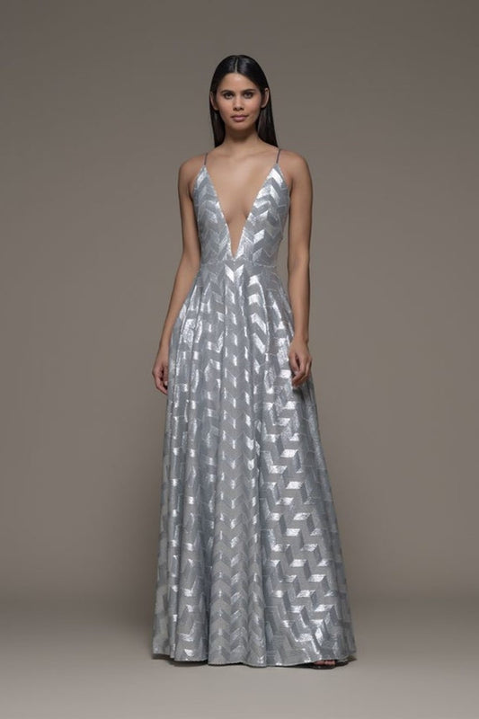 Bonate Sleeveless A-Line Gown