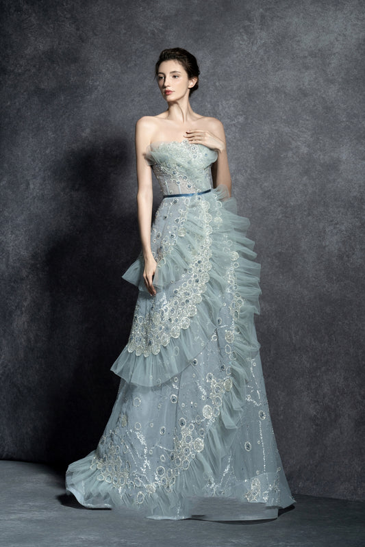 Elaine Strapless Gown