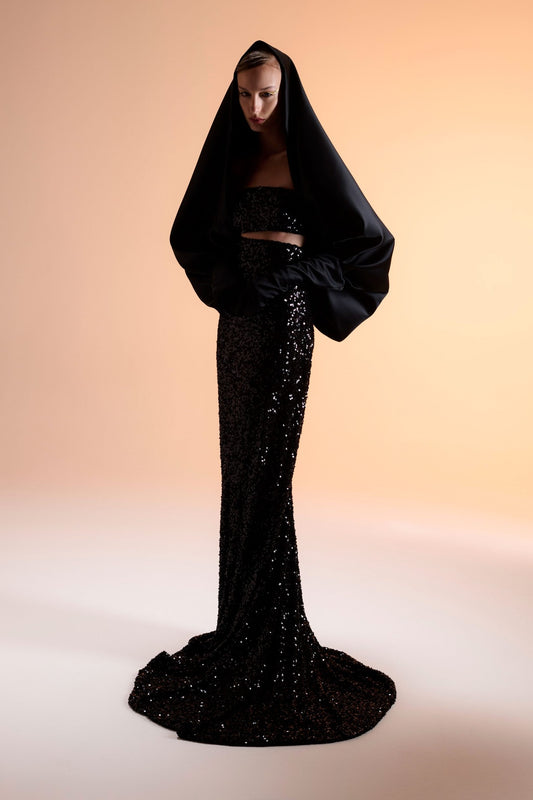 Gaea Gown with Veil