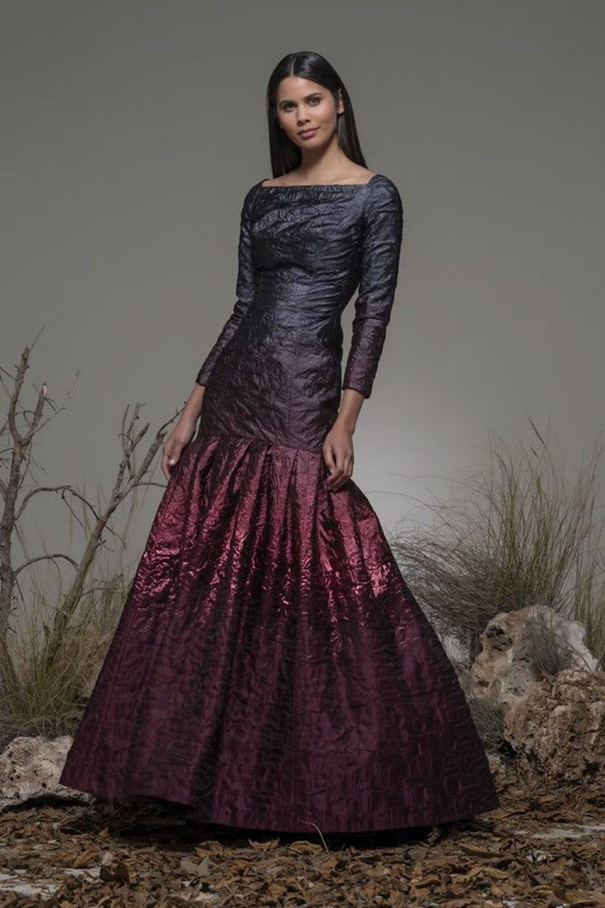 Bollate ? Sleeve A-Line Gown