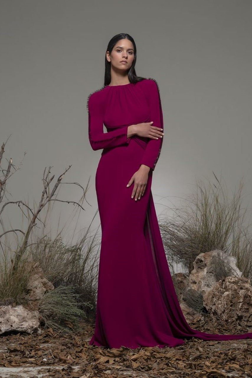 Barbata Long Sleeve Gown