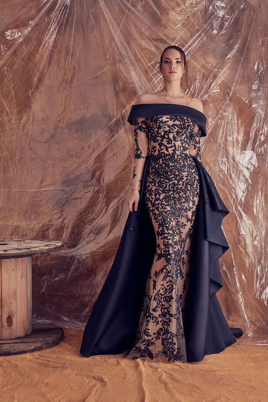 Emma Off Shoulder Mermaid Gown