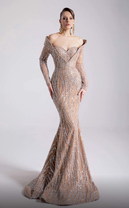 Sequined Mermaid Gown