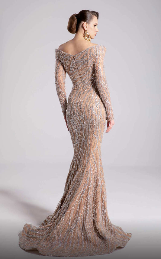 Sequined Mermaid Gown