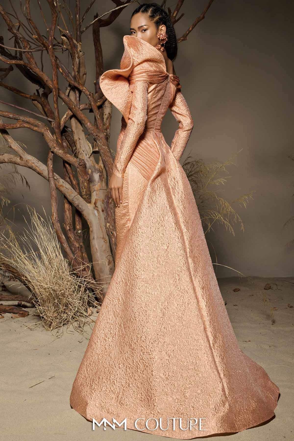 Elegant Off-Shoulder Gown