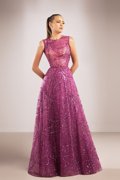 Sleeveless A-Line Dress