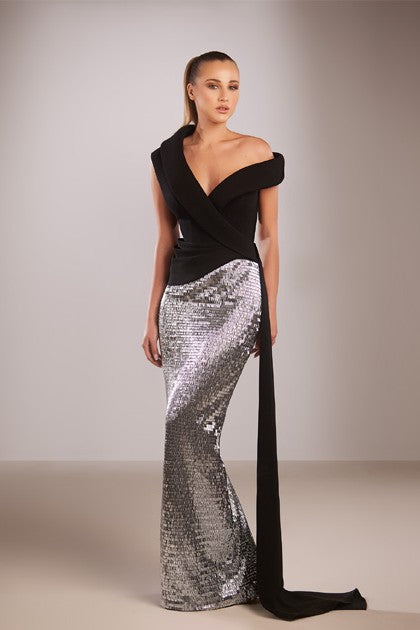 Asymmetrical Bodice Dress