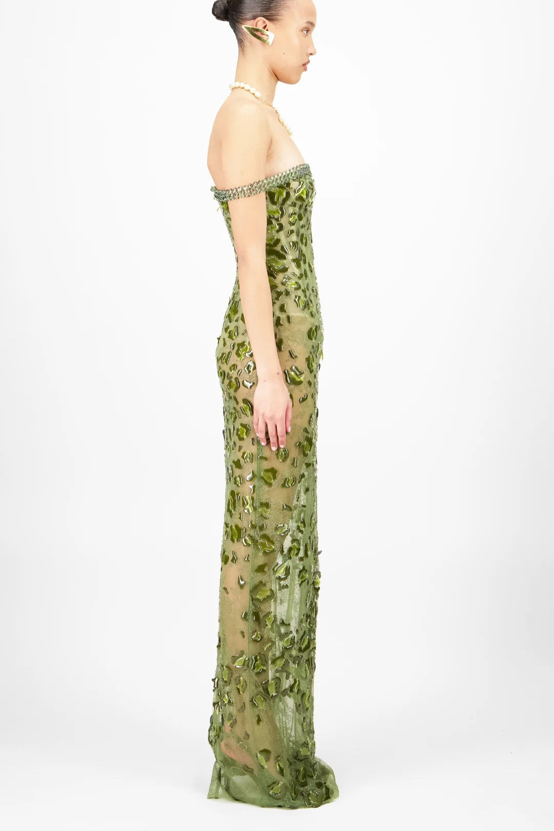 Off-Shoulder Long Dress