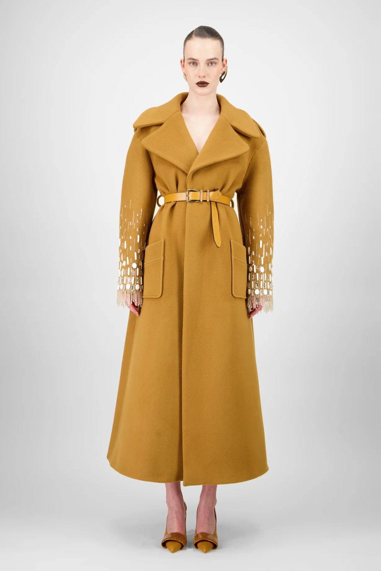 Pearl Wool Coat